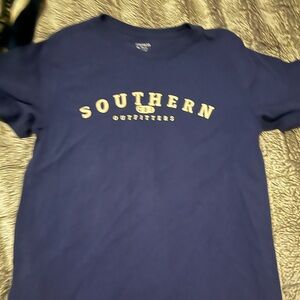 Navy Blue Crown and Ivy shirt kids large